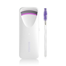 BEOVEA Heated Eyelash Curler – Fast 8-Second Heat for Long-Lasting Curls – Portable Rechargeable Heated Lash Curler, Safe & Effective Eyelash Curlers for All-Day Volume and Lift