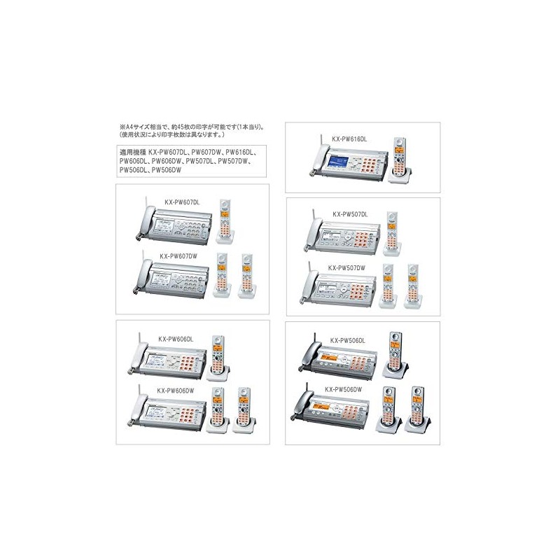 Panasonic KX-FAN190 Fax Ink Film, 5.9 ft (15 m), Set