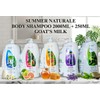 Summer Naturale Body Shampoo 2000ml + Goat Milk Body Wash