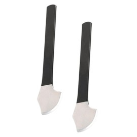 VICASKY 2pcs Stainless Steel Foot Callus Remover Professional Pedicure Tools for Home and Salon Use Dead Skin Scraper for Smooth Feet and Heel Care