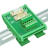 PENGLIN DB9 Male Female D-SUB Din Rail Mount Interface Module,