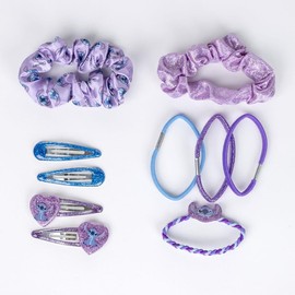 Stitch Beauty Set - Includes 2 Fabric Hair Bobbles 4 Hair Bobbles 4 Hair Pins and Toiletry Bag Ideal to Surprise Your Little Ones Design Inspired by Stitch Original Product Designed in