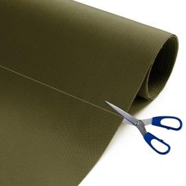 Nylon Fabric, 58"W 420D Waterproof Fabric 1 Yard Ripstop Nylon Fabric Outdoor Upholstery Twill Sewing Fabric for Patio Chair, Lining, Cushion, Purse, Tote Bag, Tent, Tarp Cover, DIY Project Amy Green