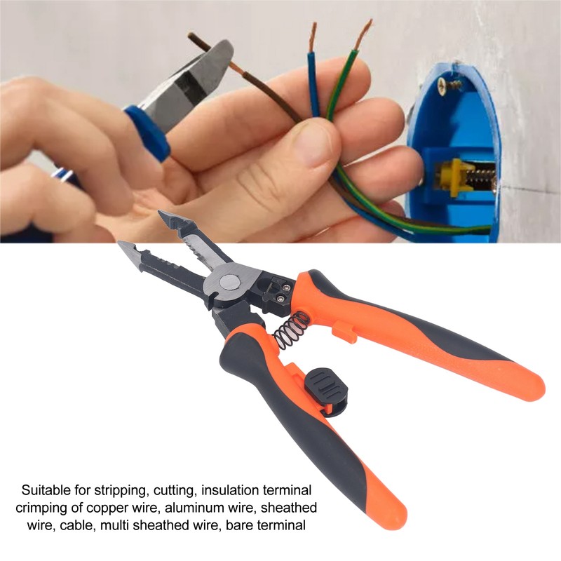 7 in 1 Wire Stripper Multifunctional Cable Stripping Crimping Cutting