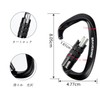 Carabiner 12KN Auto-Lock BRAVESHINE Load Capacity 1,200 kg Locking Carabiner