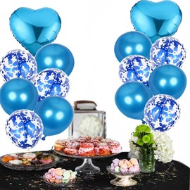 Ouceanwin Luftballon 23. Geburtstag Deko Mann, Blau Geburtstagsdeko 23 Jahre Männer, Folienballon Happy Birthday Deko 23. Geburtstag Mann Frauen, Ballons 23. Geburtstag Dekoration Set