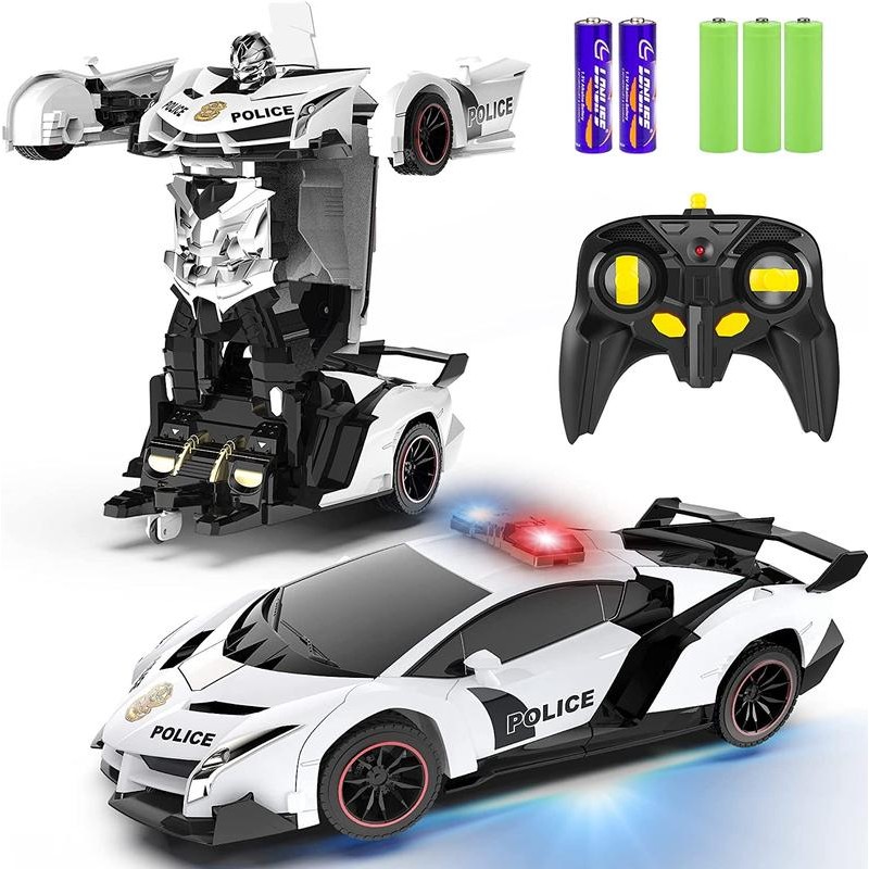 RC Car - Transformer, One Key Transform Flash Robot, 2.4Ghz