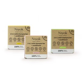Nyok Niyok Shampoo Bar Set of 3 / Niyok 니욕 샴푸바 3개 세트
