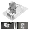 SHINEOFI 2pcs Adjustable No Drilling Shower Holder Bracket Silver Handheld