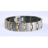 Solid Titanium Germanium Fashion Bracelet (L)