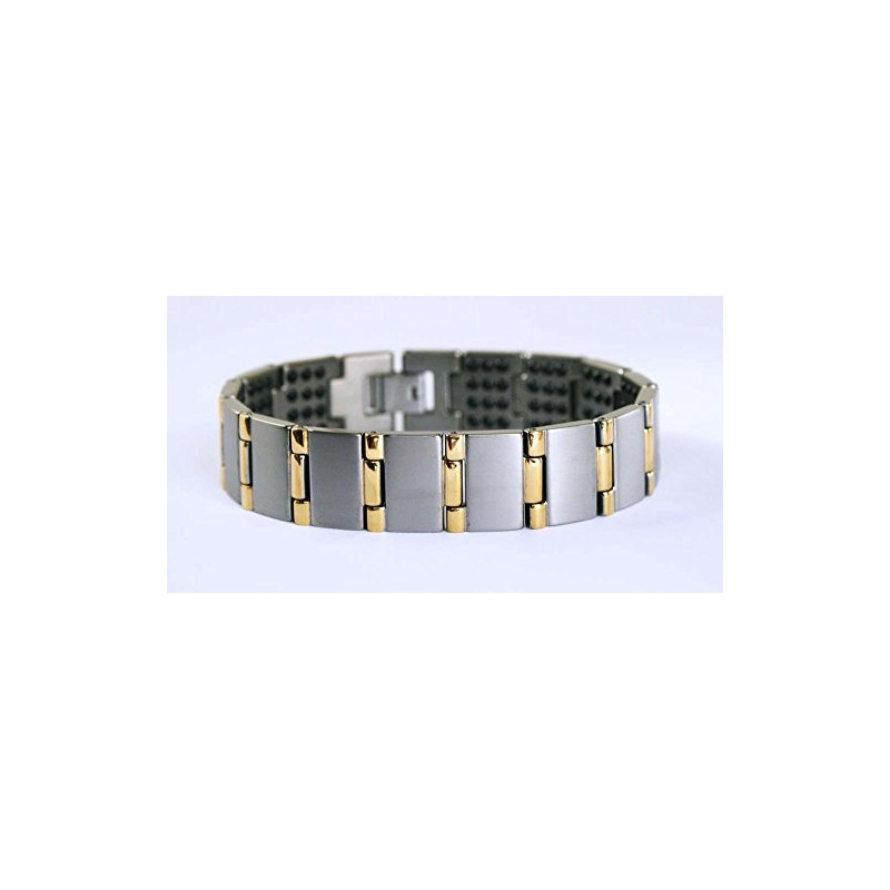 Solid Titanium Germanium Fashion Bracelet (L)
