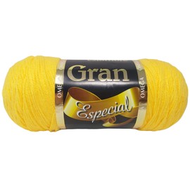 Estambres Gran Especial marca Omega, madeja de 350 gramos (Amarillo)