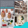 Cimeton Invisible Nail Plastic Photo Frames Hooks for Hanging Artworks