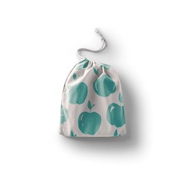 Le Jardin du Lin Bedruckte Baumwoll Taschen mit Kordelzug, Einkaufstasche, Beutel, Stoffsack, Stofftasche, Gemüsesack, Wiederverwendbare, Umweltfreundlich, Mehrzweck, Faltbar, Größe: 20x30 Cm