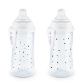 NUK NUK Active Sippy Cup, 10 oz (300 mL), Stars & Triangles, 2 Pack