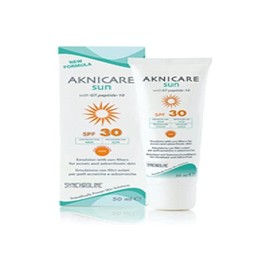 Crema Solare Per Il Viso Protettiva Specifica Per Pelle Grassa Aknicare Sun Sfp 30 50 Ml