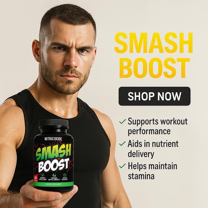 Smash Boost Nitric Oxide Capsules - Supports Respiratory Function &