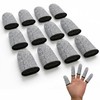 Elfzone 12PCS Finger Cots Cut Resistant Protector,Finger Covers for Cuts