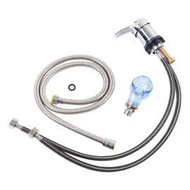 Shampoo Bowl Faucet 60cm Pipe 120cm Soft Hose Hair Salon Shampoo Bed Sprayer Kit with Hot Cold Water Valve