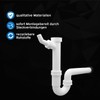 kör4u Plastic Siphon, 1 1/2 Inch x 40/50 mm, Pipe