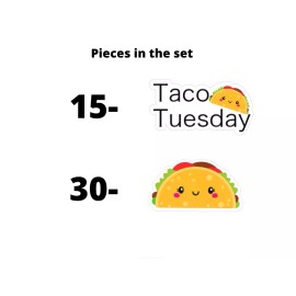 Homemade Tacos Planner Stickers #33 / Planner Stickers  / Journal Stickers / Taco Tuesday