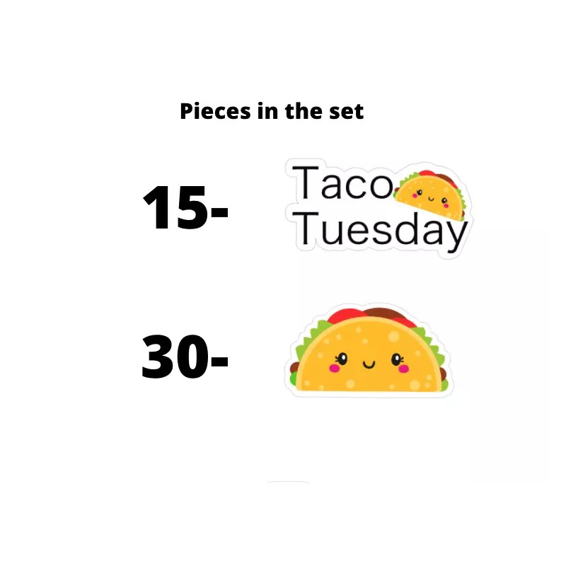 Homemade Tacos Planner Stickers #33 / Planner Stickers  / Journal
