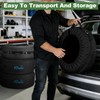 2 Pack Seasonal Tire Tote, 700D Spare Tire Cover -