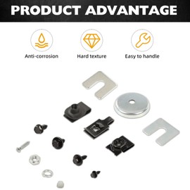 CHENACC Body Front End Sheet Metal Bolt Kit Compatible with 1964-1972 Chevy Chevelle/LS5/SS/LS6 El Camino Monte Carlo Pontiac GTO/Tempest/Judge/Lemans/Ram Air III/IV