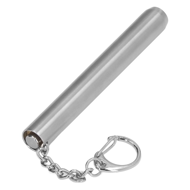 Mini LED Flashlight 500LM 304 Stainless Steel Portable with Snap