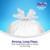 Hefty™ Garbage Bags, Strong Tall 45 Litres White Kitchen, Easyflaps™,