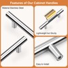 Probrico 30 Pack Hole Centers (76mm) 3inch Polished Chrome Kitchen