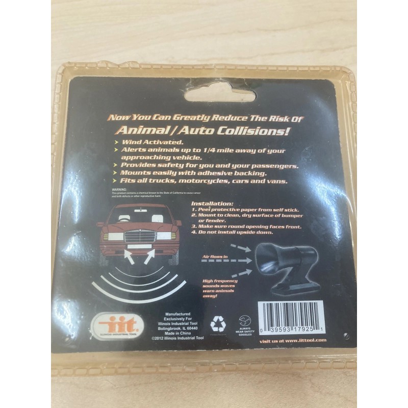 Illinois Industrial Tool Sonic Deer Whistle Alerts Animals Up To