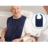 Kellegour Pack of 4 bibs for adults, bib for seniors,
