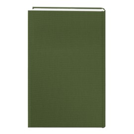 Fabric Frame Cover Photo Album 300 Pockets Hold 4x6 Photos, Herbal Green