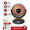 EUROSTAR PH998BK Infrared Oscillating Dish Heater