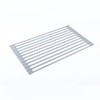 Over Sink Dish Rack Foldable Design Rustproof Nonslip Strong Metal
