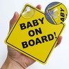 4 Pieces Baby In Car Signs, Car Warning Signs With