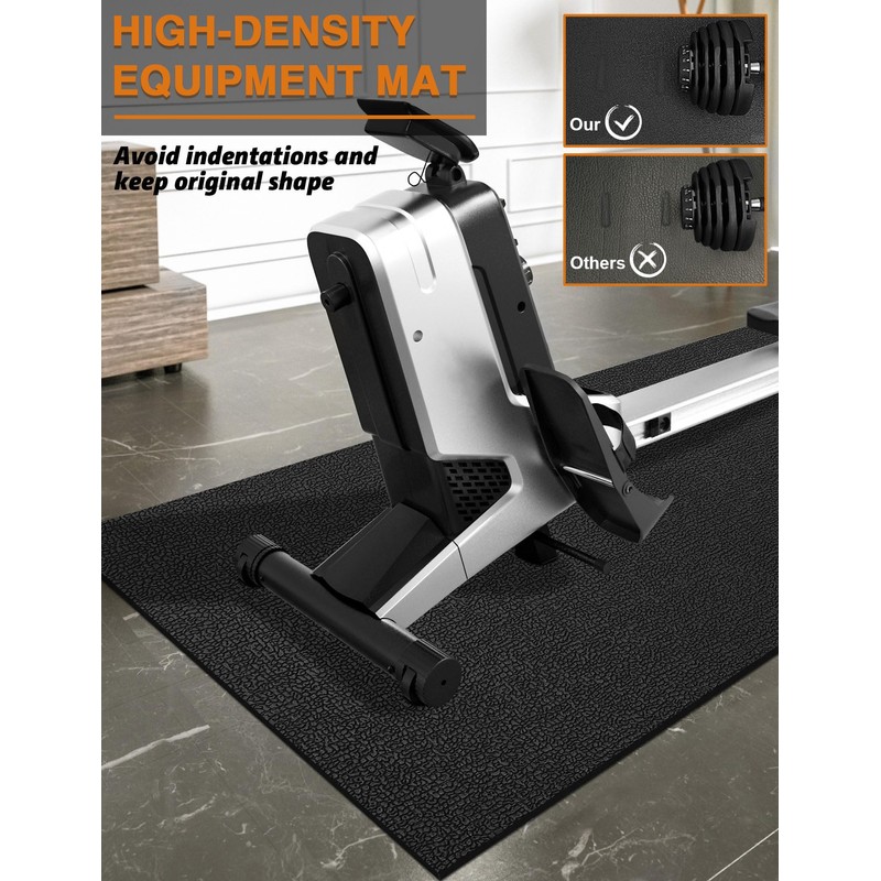 Treadmill Mat 96"x36", WERCHO Walking Pad Mat for Carpet Hardwood