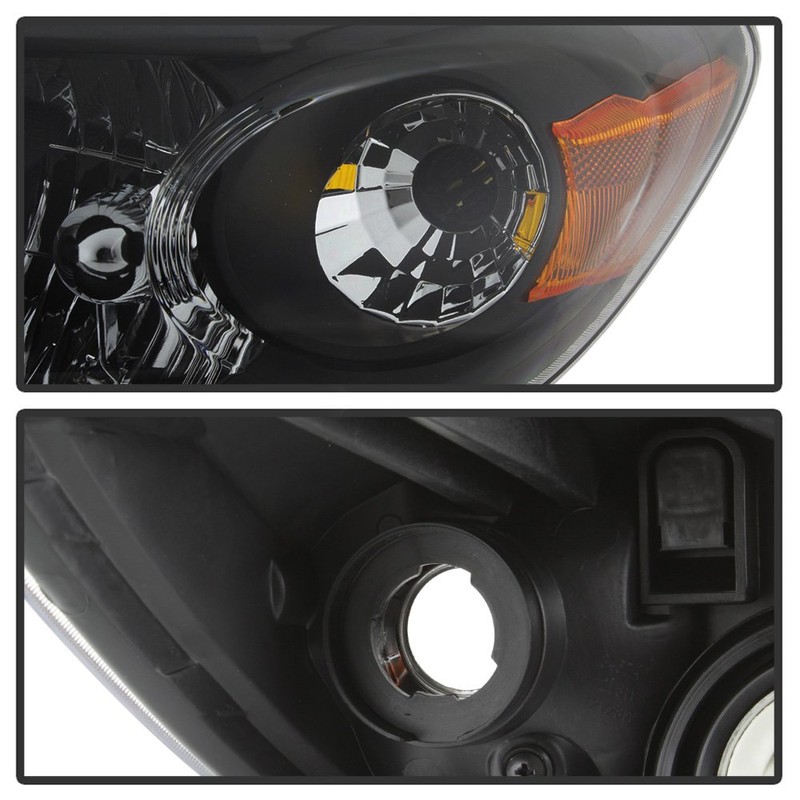 ACANII - For 2009-2013 Toyota Matrix Black Headlights Headlamps Aftermarket