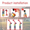 BbiuRer Pack of 3 Air Horn, Signal Horn with Pump,
