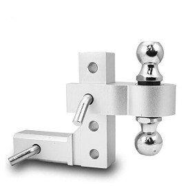 Voyager Tools 6" ADJUSTABLE DROP DUAL BALL MOUNT TRAILER TOW HITCH