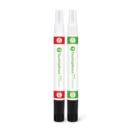 TouchUpDirect K23 Brilliant Silver Metallic Compatible With Nissan Exact Match Touch Up Paint Combo - Essential Package