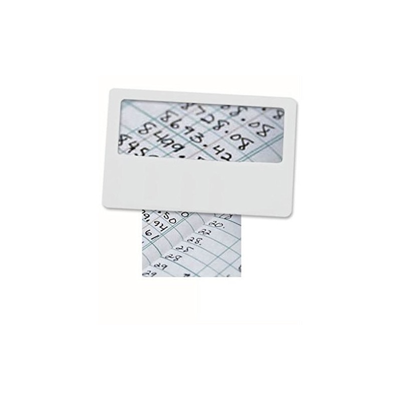 Handy Pocket Credit Card Size Magnifying Card- Slim Reading Lens