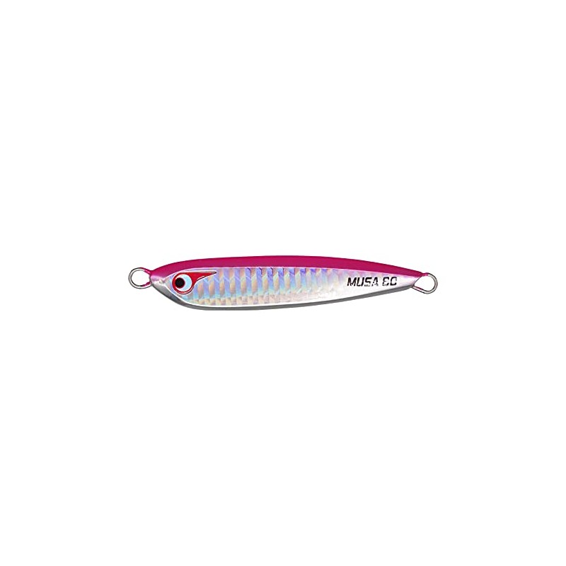 BOZLES Metal Jig, TG Musashi, 2.8 oz (80 g), Pink