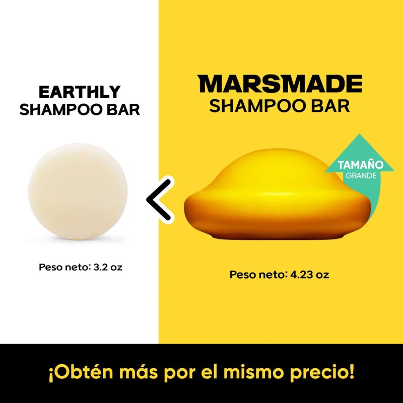 Marsmade Shampoo En Barra De Jengibre