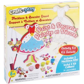 Craft-n-Play Activity Kit: Necklace & Bracelet Stand