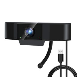 Wowcam USB Webcam, Computer Camera, 2 Megapixels, Web Camera, 1080P, 30 FPS, PC Camera, Built-in Microphone, No Driver Required, Easy Installation for Skin Beautifying Skin Correction, Wide Angle,