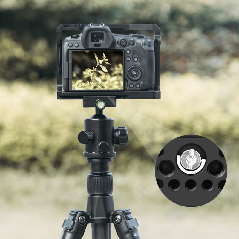 YELANGU Full Metal Camera Cage Accessory with Wrench for Canon