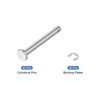 uxcell 20Set M3x25mm 304 Stainless Steel Cylindrical Shaft Snap Ring
