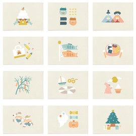 Iroha Publishing Large Album Series L-GAL-CY-02 for L-format Photo [Year Event Deco Card]